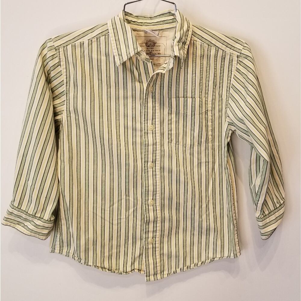Old Navy Boys Button Dress Shirt Long Sleeve Collar Shirt Comfortable Size S‎